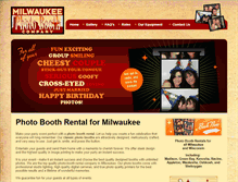 Tablet Screenshot of photoboothsmilwaukee.com